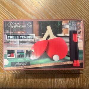 Travel Table Tennis Playset, Comes with Net, 2 Paddles, 3 Balls & Carry Bag
